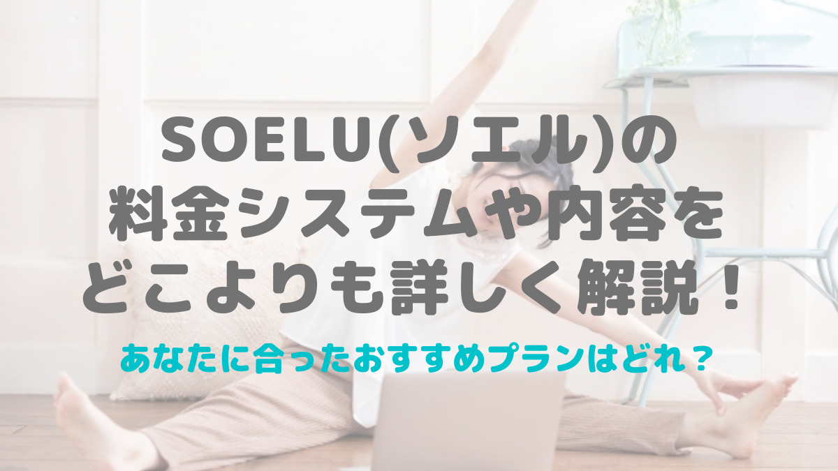 SOELU(ソエル)料金システムや内容のおすすめ